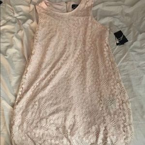 Ronni Nicole Pink Lace Dress